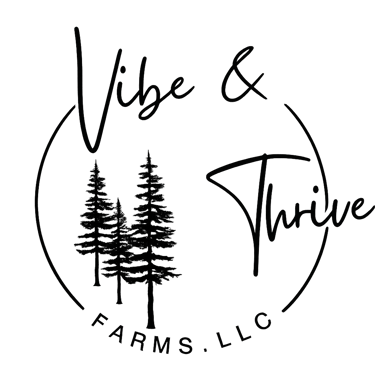 Vibe and thrive farms logo