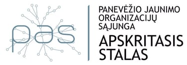 Panevėžio jaunimo organizacijų sąjunga "Apskritasis stalas" logo