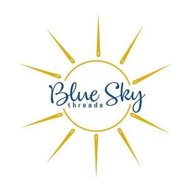 Blue Sky Threads Embroidery logo
