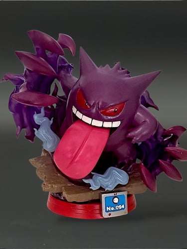 Figura de colección de 15 cm Pokemon Gengar con acabado detallado