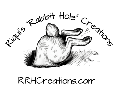 Riqui's "Rabbit Hole" Creations logo