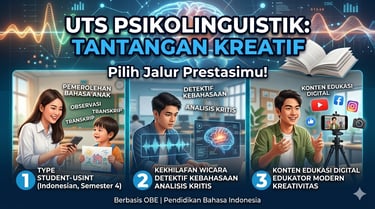 [UTS] Tantangan Kreatif Psikolinguistik Pilih Jalur Prestasimu!