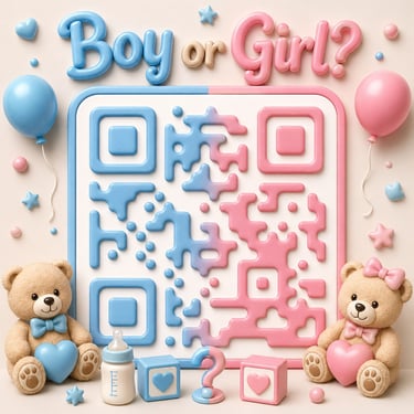 baby reveal qr code
