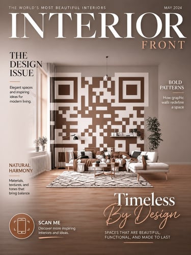 Interactive QR Code Interior Wall Design