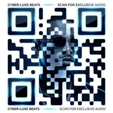 album cover as qr code
