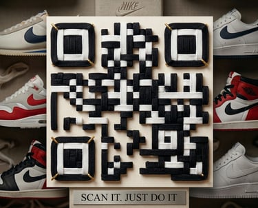Nike sneaker  QR code