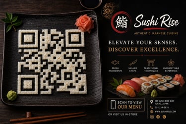Sushi QR code