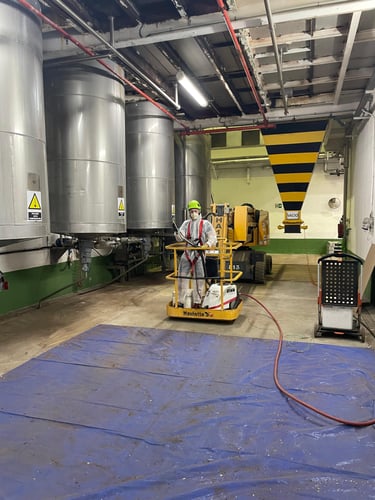 Limpieza industrial con tecnología de hielo seco en Comunidad Valenciana