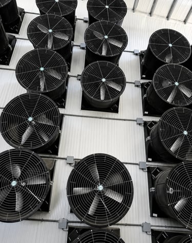 Commercial poultry ventilation system installation and repair.