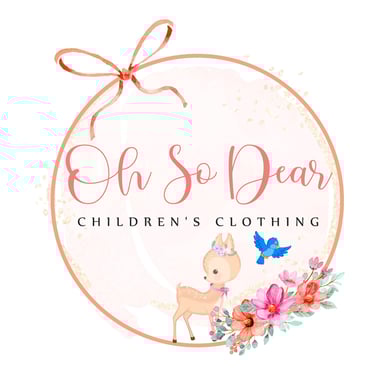 Oh so Dear children's clothing logo