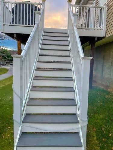 gvc cleaning stairs power washing