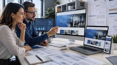 Professional website redesign helping businesses improve user experience, SEO performance, and online growth.