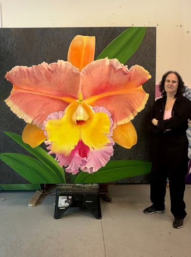 Christine Knize MFA RISD Gigantic Botanical Realism