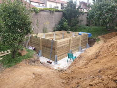 Terrasse en bois exotique