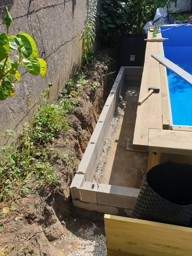 Terrasse en bois exotique