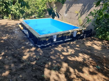 Terrasse en bois exotique