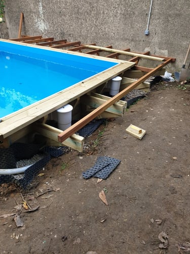 Terrasse en bois exotique