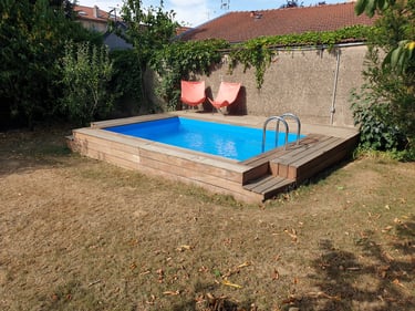 Terrasse en bois exotique