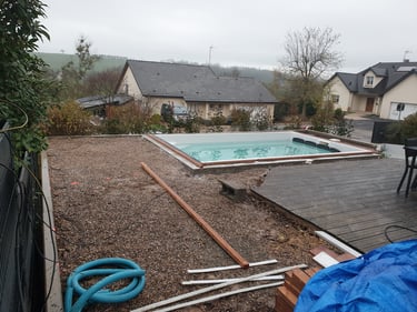 Terrasse en bois exotique
