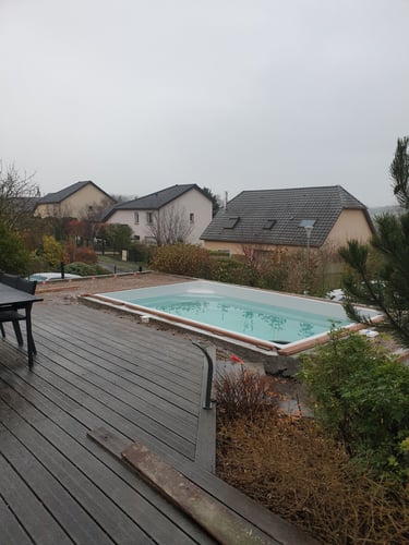 Terrasse en bois exotique