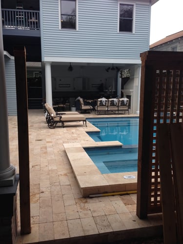 Mother-in-law suite and pool entertainment space addition.