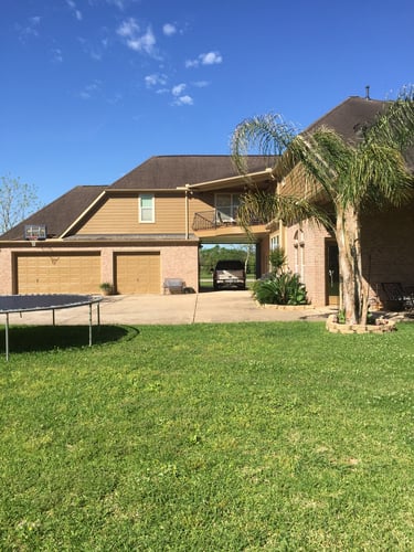 Father's suite and pool house addition.  Prior to build beginning.