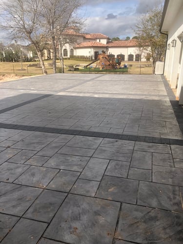 Driveway remodel.