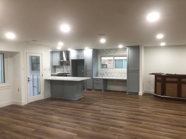 Kitchen post remodel.