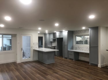 Kitchen post remodel.