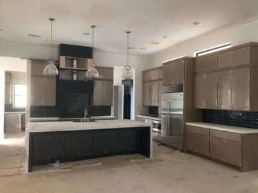 New construction kitchen build out.