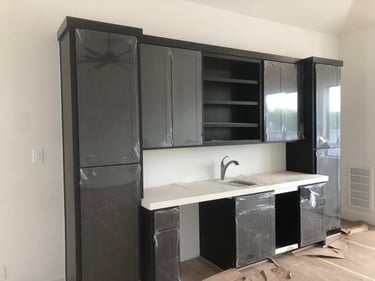 Wet bar build out.