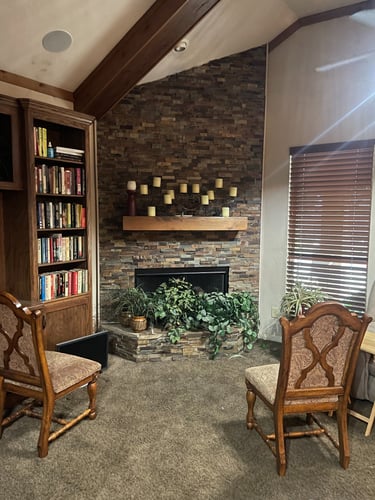 Old Living Room Fireplace