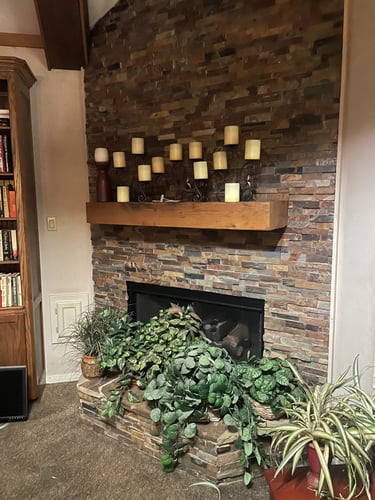Old Living Room Fireplace