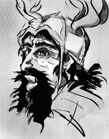 Male Dwarf Warrior Portrait