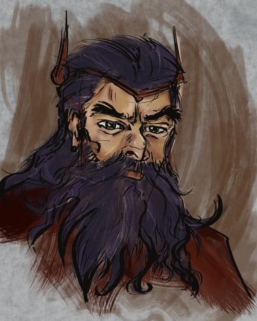 Red King Portrait
