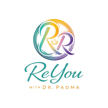Re-YoU — “Rediscover Yourself and Step Into a New Chapter of Life” (tag line) logo