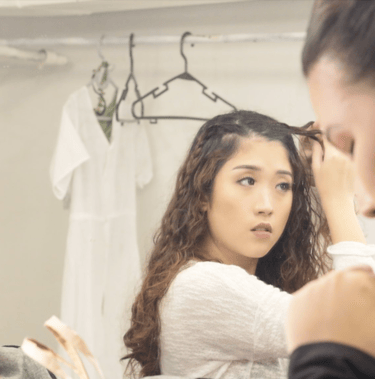 Anna Escobia Back Stage