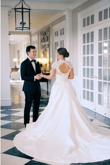 Forsyth Country Club, live wedding painting Winston-Salem NC by Majestic Wedding Painter