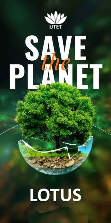Utet Lotus Save The Planet Banner
