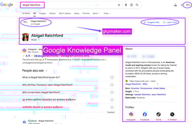 Google Knowledge Panel