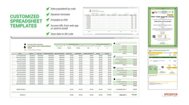 spreadsheet customization
