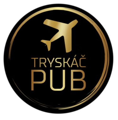 Tryskáč Pub logo