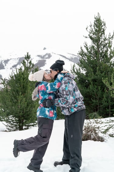 Sesión de fotos para familias en Bariloche. Fotografía familiar