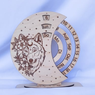 Personalisierte Holzkalender mit Lasergravur – nachhaltig, wiederverwendbar und einzigartig