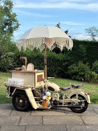 bar mobile vintage moto cocktail tieuse biere spritz seminaire anniversaire mariage evenement animation biarritz pays-basque