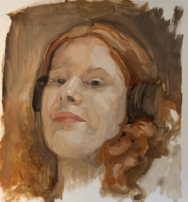 Acrylic paint on paper