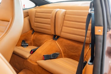 Porsche 930 Turbo rear seats