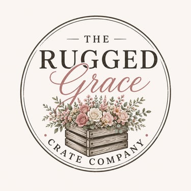 The Rugged Grace Crate Company logo