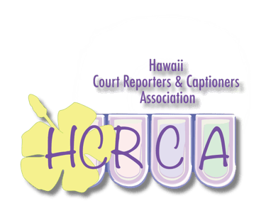 Hawaii Court Reporters and Captioners Association (HCRCA) logo