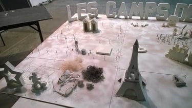 Maquette des Camps de l'Amor | David Noir